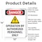 Signmission Safety Culture Sign, 10 in Width, Aluminum, Rectangle OS-2PACK-DS-A-1014-V-1510 - alternate 5
